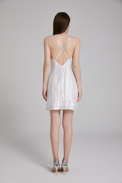 white dress woman elegant party beautiful 